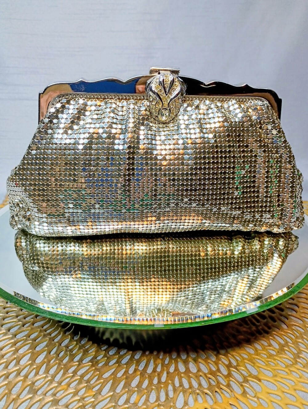 Whiting And Davis Vintage Clutch